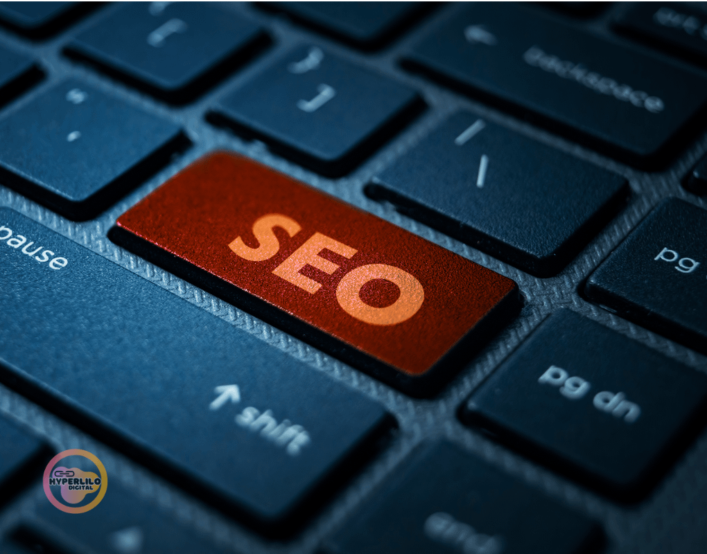 keyboard with "SEO" word on it